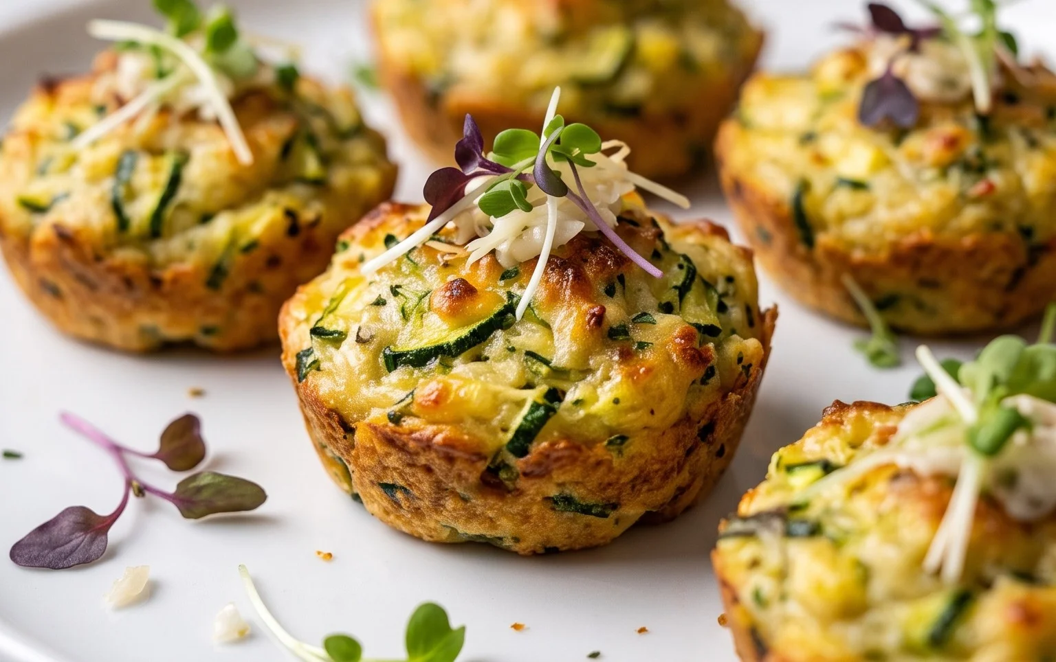 Zucchini Garlic Bites